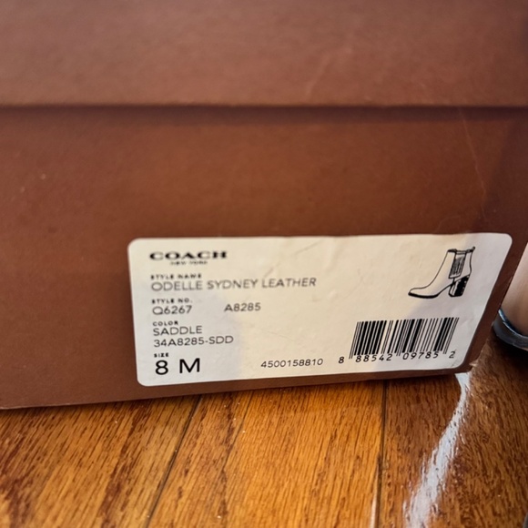 Authentic Coach Adele Sydney Leather, Size 8 M, Color Saddle Brown - Picture 5 of 5